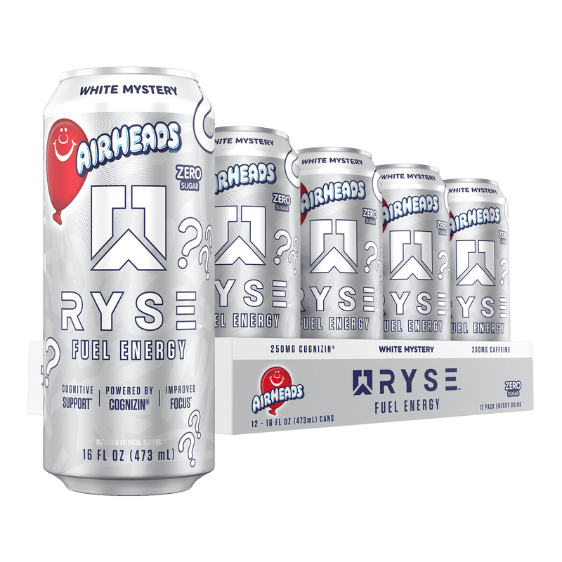RYSE Fuel Energy Drink Airheads® White Mystery