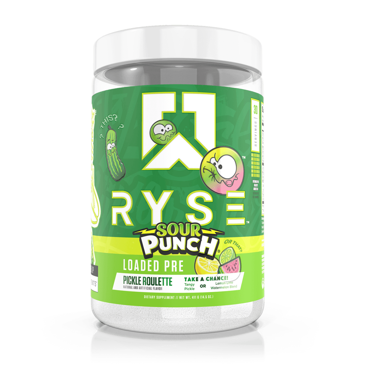 Loaded Pre Sour Punch® Pickle Roulette (Rainbow)