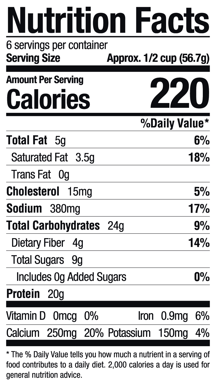Nutrition Facts